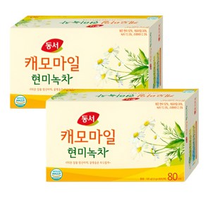 동서 캐모마일 현미녹차 80T 2개, 1.5g, 160개입, 1개