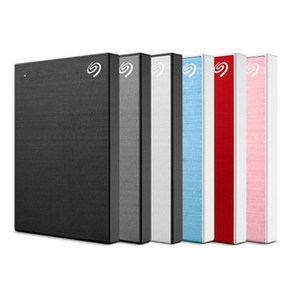 씨게이트 One Touch HDD 데이터복구 5TB 외장하드 파우치 포함, 스페이스그레이