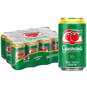 Guaana Antactica 브라질 과라나 소다 탄산수 레귤러 350ml 12팩, 1개