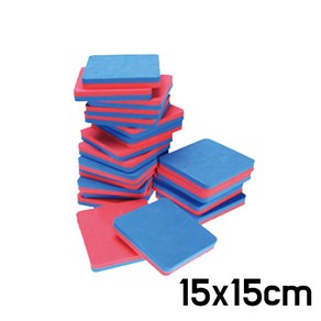 색판뒤집기 15x15cm 25x25cm/308551/색판 뒤집기 판뒤집기 체육대회 운동회, 15x15 낱개1개