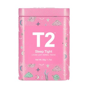 T2 티투 슬립 타이트 허브차 루스잎 50g Sleep Tight Loose Leaf Icon Tin, 1개, 1개입