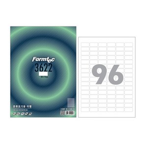 [한국폼텍] 레이져/잉크젯 라벨LS3622_96칸, 96칸