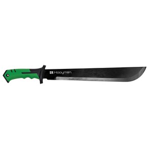 Hooyman Bush Machete with Heavy Duty Constuction Hooyman 부시 마체테 견고한 구조 인체공학적 미끄럼 방지 손잡이 및 벨트 덮개, 1개