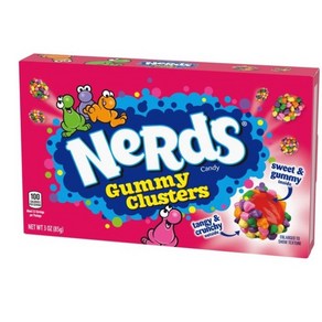 [미국직배송]너즈 구미 클러스터 젤리 박스 85g Nerds Gummy Clusters Candy 3oz