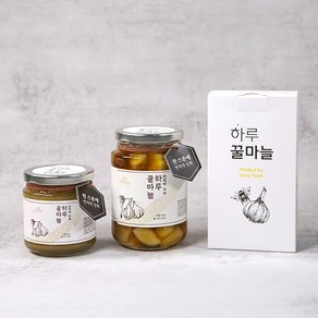 국산 꿀마늘 꿀마늘 스틱 하루한포 내 면역력 지킴이, 1박스, [병 간마늘]하루꿀마늘500g, 500g