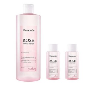 마몽드 로즈 워터 토너 500ml + 50ml x 2, 1개