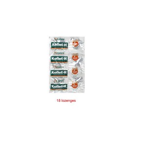 Himalaya Koflet H Cough LozengesRelieves Cough& Soe Thoat I Ginge Pack of 3 ( 18 lozenges ), 3개, 18정