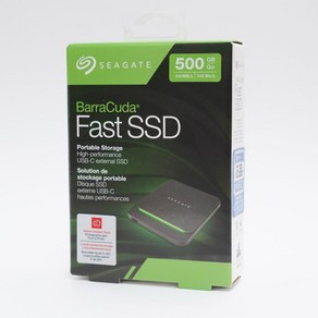 PC / 노트북 / 맥OS / PS4 / XBOXONE Seagate Baacuda 씨게이트 정식발매 바라쿠다 Fast SSD 외장 솔리드 스테이트 드라이브 500GB