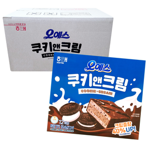 오예스 쿠키앤크림, 360g, 10개