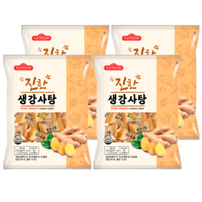 일광제과 진한 생강사탕, 250g, 4개