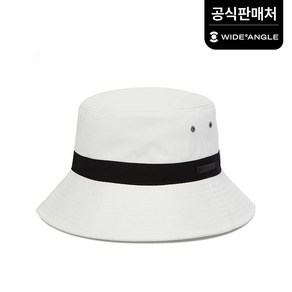 [와이드앵글 공식] 남성 CF 미들 버킷햇 WMU22C07W2, White