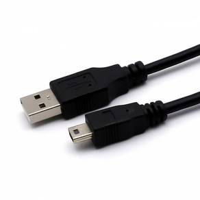 CABLEMATE 케이블메이트 USB 2.0 미니 5핀 MM 블랙 케이블 0.3M