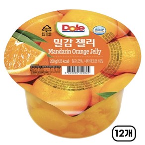 Dole 돌 컵젤리 밀감젤리 200gx12개