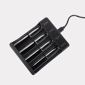 18500 18650 16300 16650 14650 18350 10400 14500 만능 배터리 USB AA AAA 공용 멀티 2구 4구 충전기, 1개