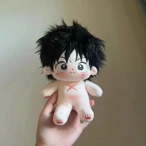 애니메이션 원피스 루피 솜인형 솜깅이 20cm, 뼈없는 인형 20cm, 1개