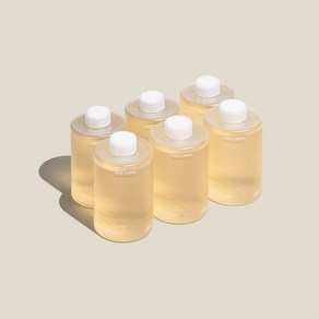 논라벨 주방세제 파촐리 500ml 리필팩 6개 + 펌프 2개
