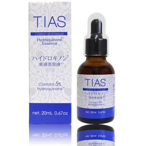 순수 하이드로퀴논 5% 함유 20ml TIAS 원액 미용액 일제 고농도 미용액 고운 피부, 1개