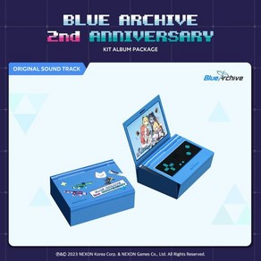 블루 아카이브 2주년 기념 OST KIT 앨범 패키지 (BLUE ARCHIVE 2nd ANNIVERSARY OST - KIT ALBUM PACKAGE) : ...