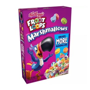 [미국 직배송]켈로그 프룻룹스 마시멜로 시리얼 Kellogg's Froot Loops Breakfast Cereal with Marshmallows