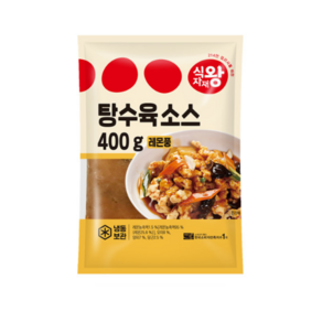 식자재왕 레몬풍 탕수육소스 400g 냉동, 1개