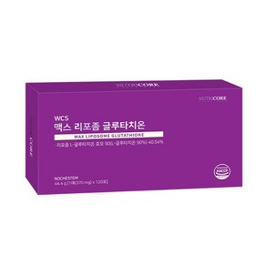 [4개월] 뉴트리코어 맥스 리포좀 글루타치온 WCS, 1개, 44.4g