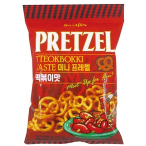 [달콤박스] 삼진 미니 프레첼 떡볶이맛 85g 안주 간식