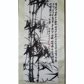 죽그림/대나무그림/사군자/족자/액자/동양화/수묵화