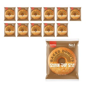 삼립 오븐에 구운 생크림 도넛 40g x 12개입, 12개