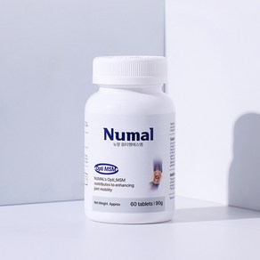 뉴말 옵티엠에스엠 NUMAL OptiMSM 90g / 강아지 관절 영양제 쓸개골 뼈, 1개, 뼈/관절강화