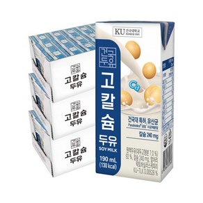 건국대학교 고칼슘 두유 190ml 72개