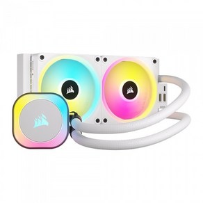 CORSAIR iCUE LINK H100i RGB (WHITE) (정품) CPU 쿨러 / 수랭 / 팬 쿨러, 1개