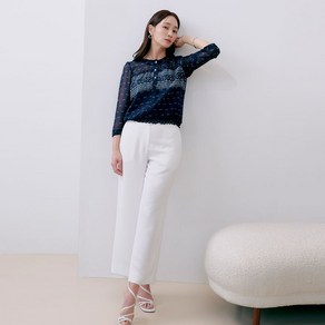[레이디] 여성 여름 와이드핏 쿨 팬츠_CLDMPT113 CLDMPT113 650178, 화이트(WH)