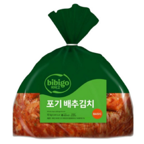 비비고 베이직 포기배추김치 10kg, 1개