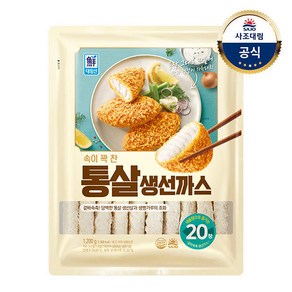 사조대림 [대림냉동] 속이 꽉 찬 통살생선까스 1 200g x1개, 1.2kg, 1개