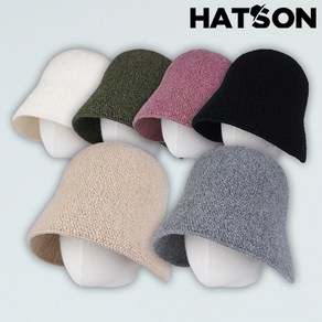 [햇츠온]4H3303 HatsON 브랜드 여성 겨울 가을 봄 보닛 보넷 벙거지 버킷햇 챙 햇 울 모자 AA