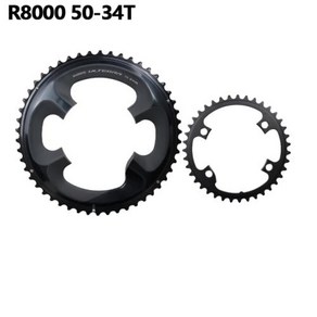 자전거 크랭크세트 크렝크셋 크랭크 시마노호환 울테그라 R8000 105 R7000 11 단 로드 바이크 체인 링 50-34T 52-36T 53-39T 110BCD 34T 36T 3, 2) R8000 50-34T, 1개