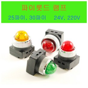 25파이/30파이/파이롯트램프/LED LAMP/PILOT LAMP/220V 24V