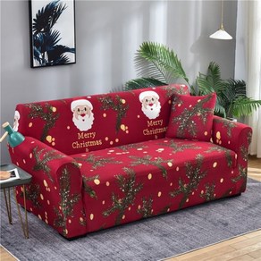 3인용 쇼파커버 쇼파천커버 쇼파리폼 소파천갈이 109245, 2pcs pillow coves, 2pcs pillow coves, Santa Claus A1, 1개