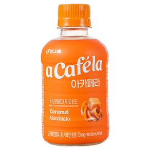빙그레 아카페라 카라멜마끼아또 240ml x 40입, 40개