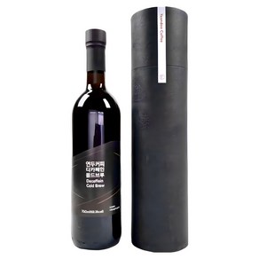 연두커피 디카페인 콜드브루 더치커피 원액 750ml 선물세트 답례품, 1개, 1개입