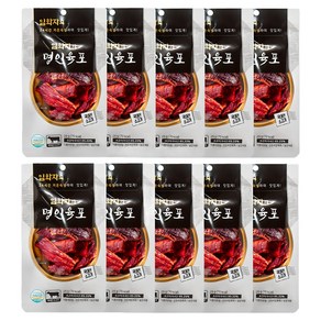 [명인육포] 임화자의 명인육포 / 국내산 소고기 육포 25그램, 10개, 25g