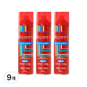 루시도엘 헤어스프레이 슈퍼하드, 293ml, 9개