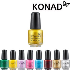 [퍼니네일/코나드]스탬핑 전용 폴리쉬 5ml/네일폴리쉬/스탬핑 네일아트, (폴리쉬05ml)04.골드, 1개