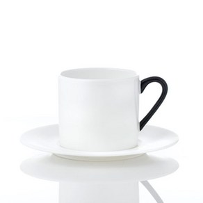 [화이트블룸] Black Edition Slow Moning Teacup _ Sauce, 화이트, 1개