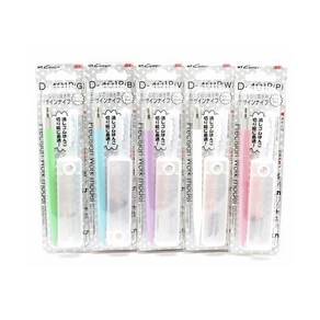 NT Cutte D-401P 파스텔 컬러 디자인 나이프, 연보라, 1개