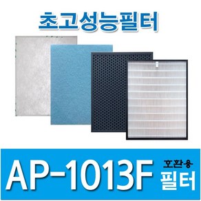 [크린] 국산 H13등급 코웨이 AP-1013F 공기청정기 필터 호환용, 헤파1+탈취1+기능성2+부직포6, 1개