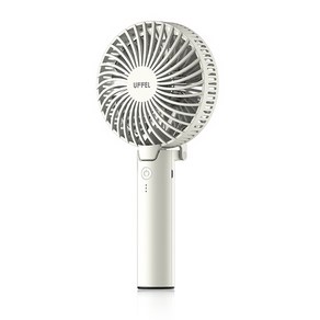 유펠 스마트팬 핸디 선풍기 UF-FAN, 펄화이트(원형)