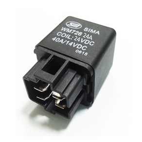 모트븐 차량용 릴레이 모음12V 24V 80A 40A 4P 5P릴레이 자동차, 4P-24V (4P-40A 릴레이)