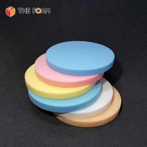 더폼 원형 방석용 고탄성스펀지 주문제작 원형방석스펀지