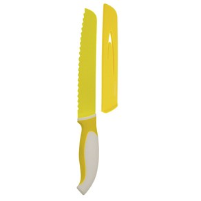 스타프릿 뉴 블레이드 칼집 포함 빵칼, Yellow+White, 1개
